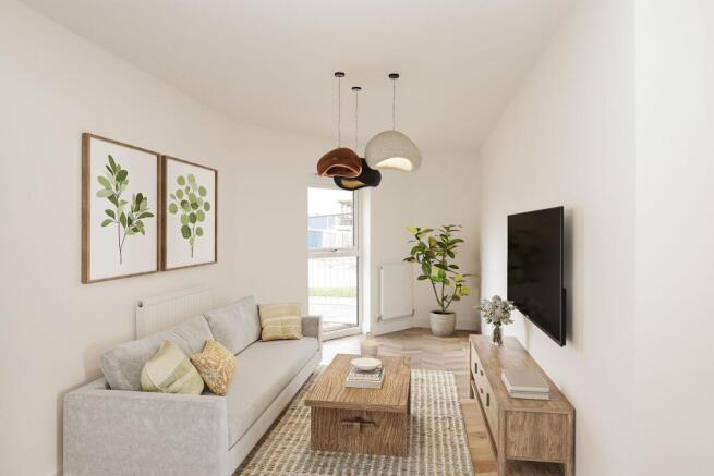 Layout Kitchen Dining Living 1