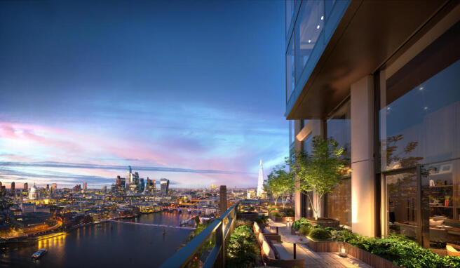 THE SUMMIT CLUB DECK - _Opus at Bankside Yards....