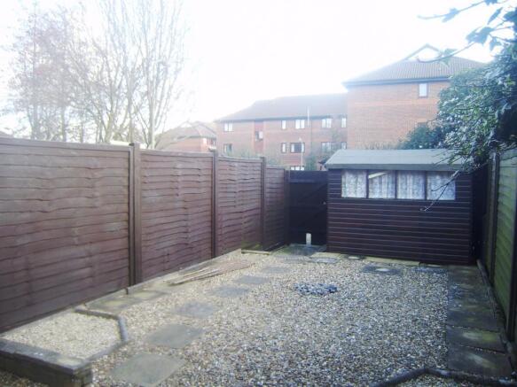Private rear garden