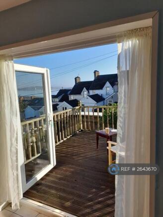 Rear Deck With Views Of Sea & Castle
