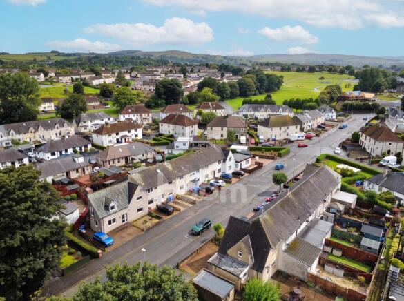 Central Avenue, Kilbirnie drone shot