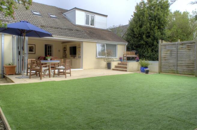 Garden and patio