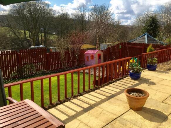 Rear patio & garden