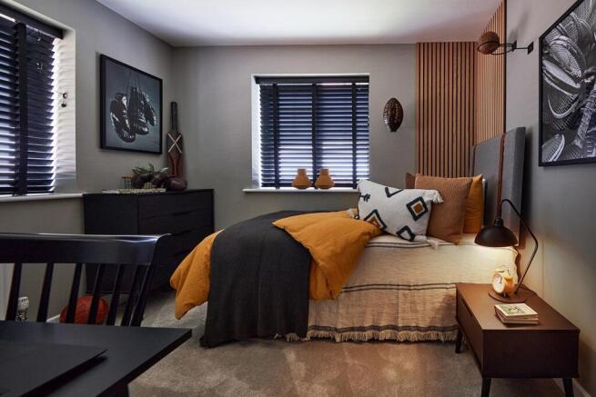 Ample wall space for freestanding or fitted wardrobes