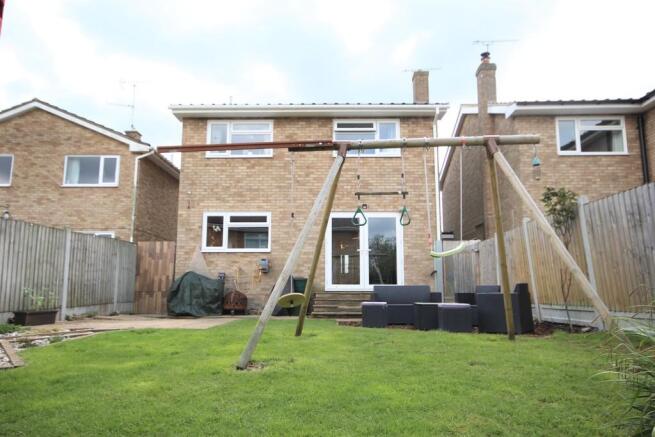 Rear of house