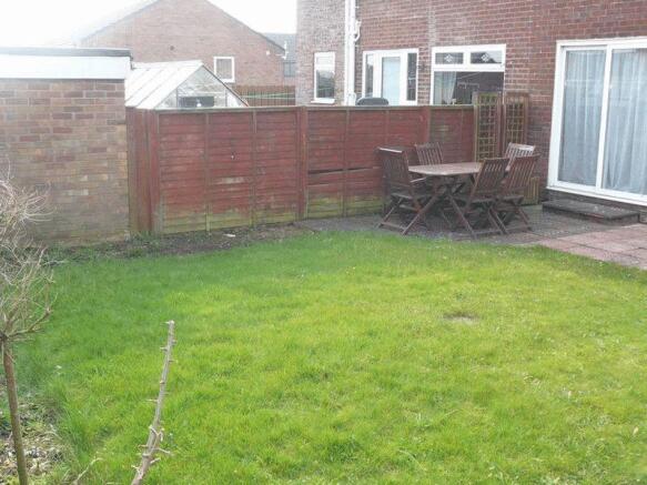Rear garden