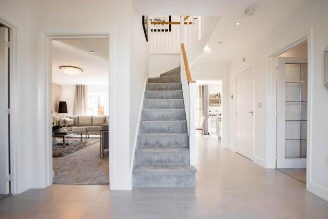 Large welcoming hallway