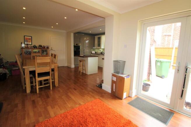Open Plan Kitchen/ Dining/ Family Room