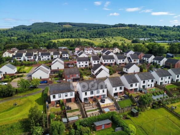 Midton Circle, Howwood aerial