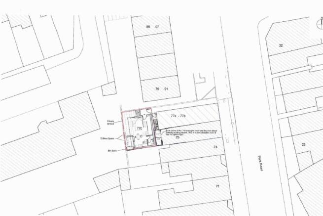 Land on the west side of 75 Park Road, Kingston Upon Thames, KT2 6DE