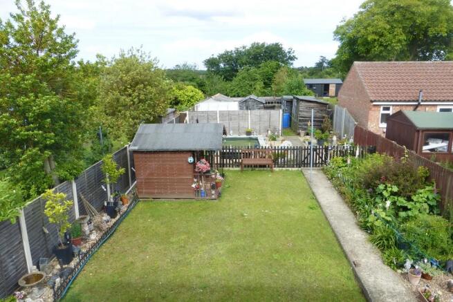 Rear garden and o...