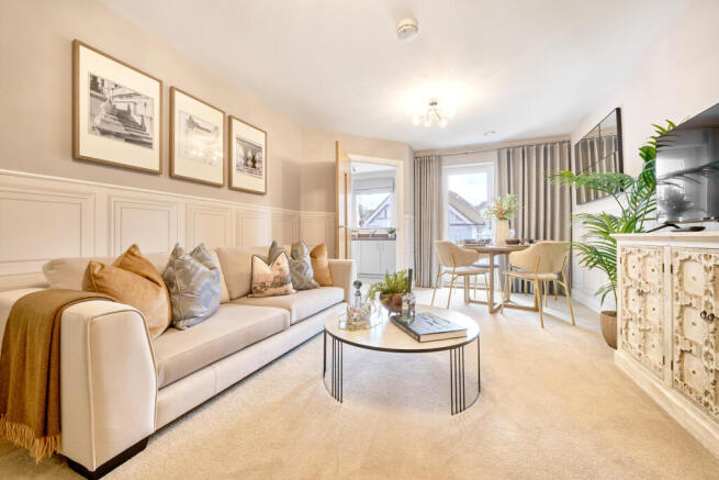 Show home living room