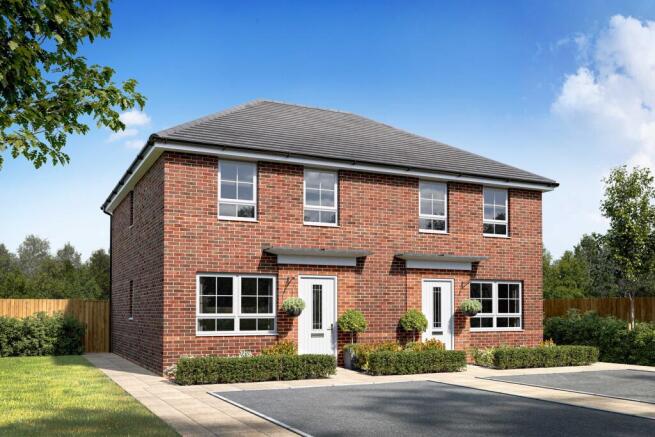 Exterior CGI view of our 3 bed Maidstone home