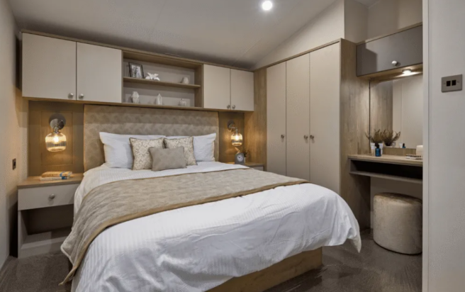 Elegant Double Bedroom With Fitted Wardrobes And D
