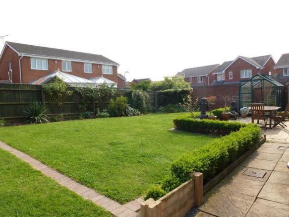 Southerly Rear garden