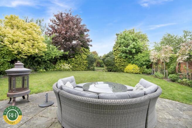 patio and gardens