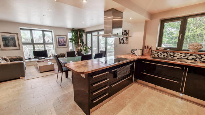 Kitchen & Living Room