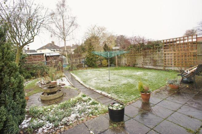 Rear garden