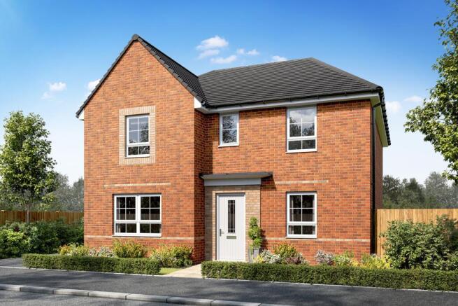 Exterior CGI view of our 4 bed Linstock home
