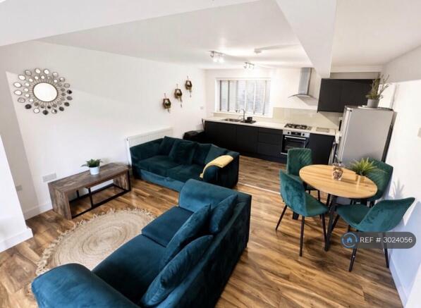 Open Plan Kitchen With Living Room