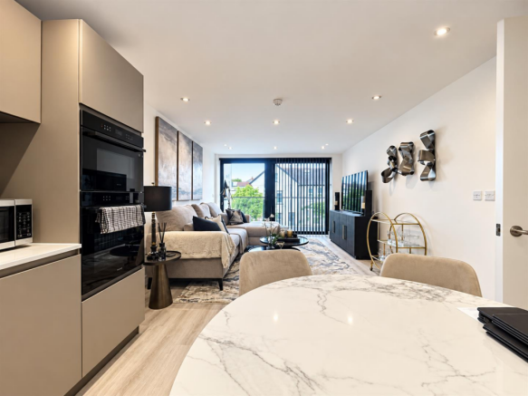 Kitchen & Living Room