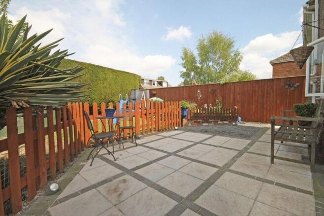 Rear patio area