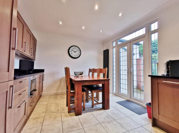 Kitchen with dining area