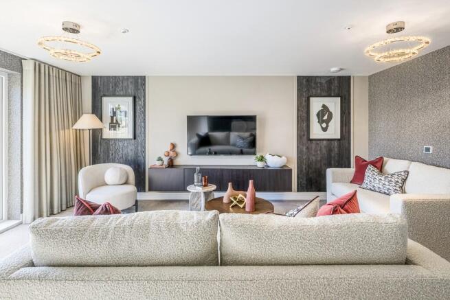 3 bedroom show apartment | lounge