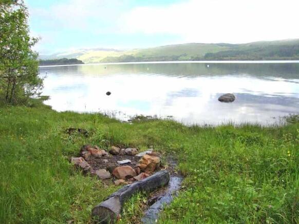 Camp Fire by Loch