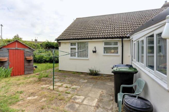 Rear patio