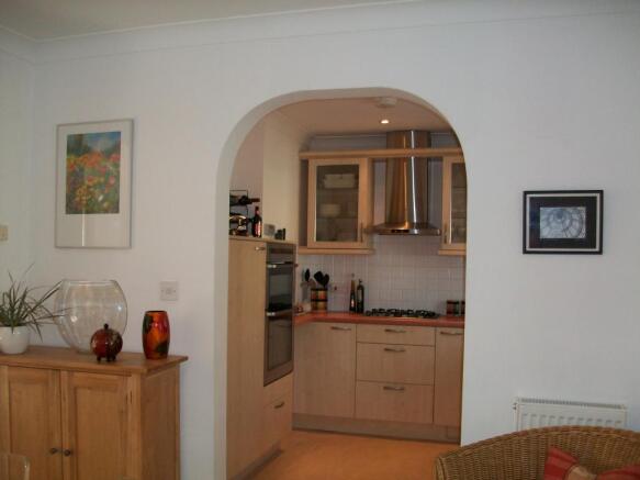 Arch to kitchen