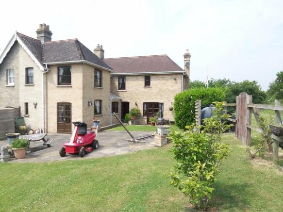 Rear of property