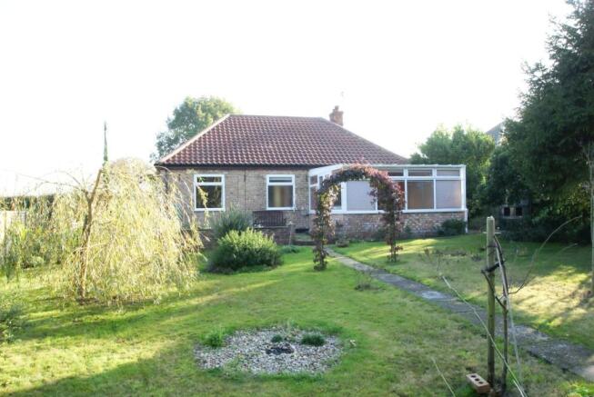 Rear of bungalow