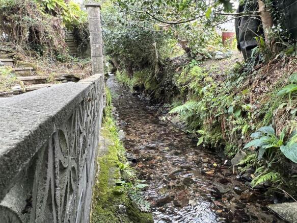 Stream At Bottom Of Garden