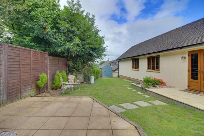 Rear of property