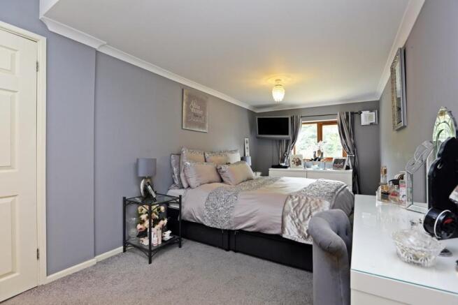 Master bedroom with 