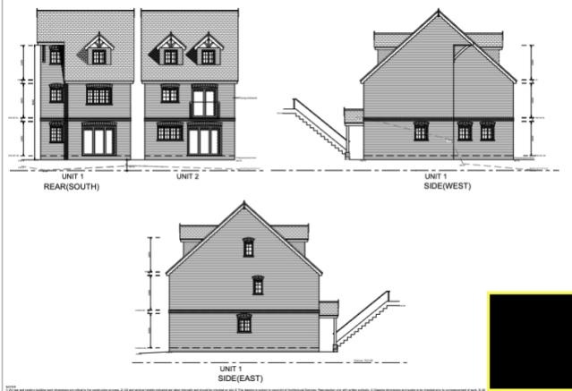 Plans Rear Elevation