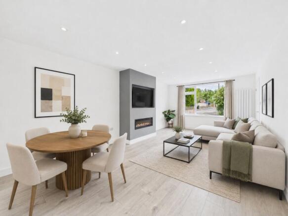 Lounge/Dining Area (Virtually Furnished)