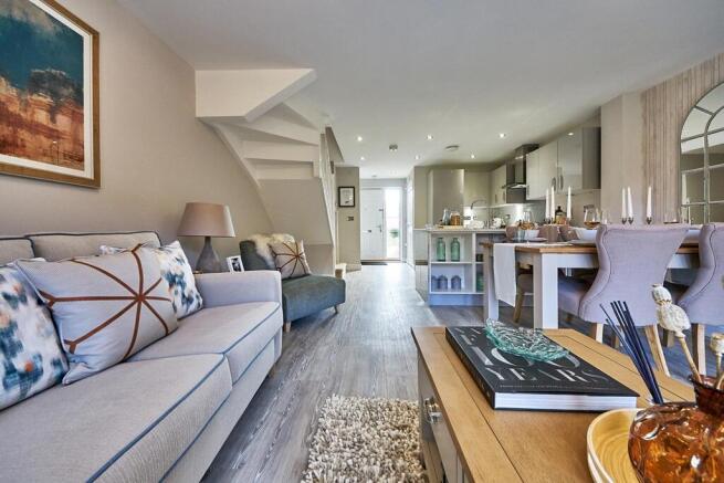 Spacious open plan living