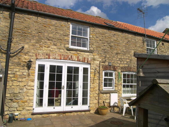Rear of cottage