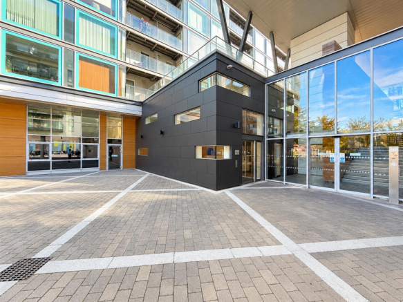 Modern Courtyard Entrance Architecture.png