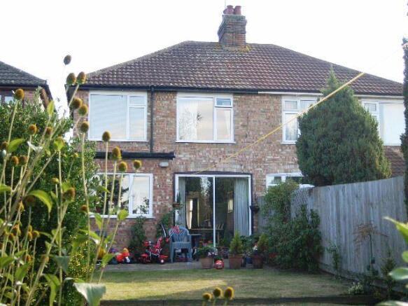 Back of property
