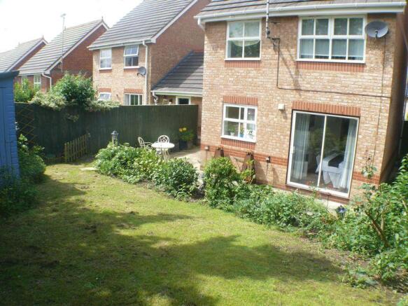 Rear of property