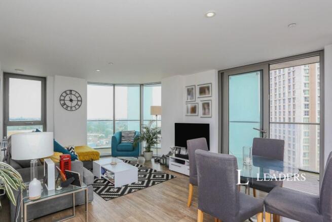 Living Room With A V
