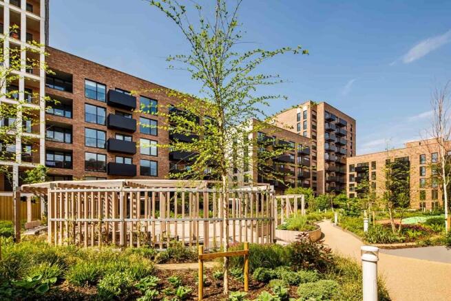 The podium gardens are open for all residents to enjoy