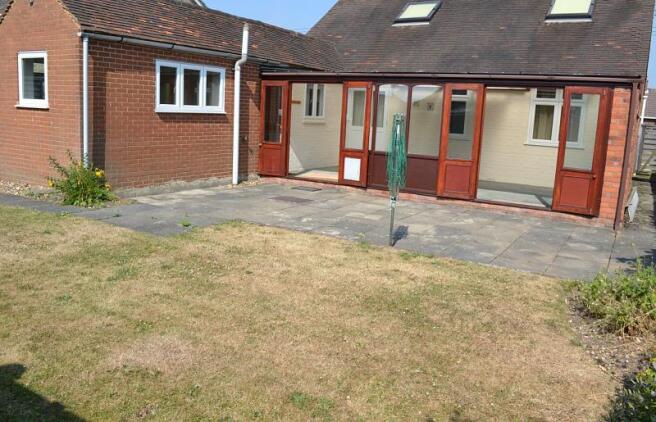 rear of property