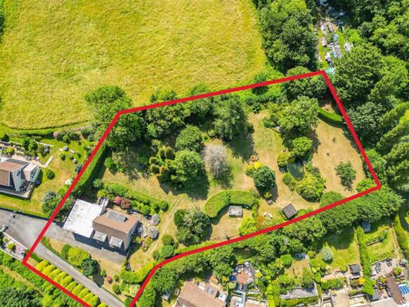 Drone View with boundary outline