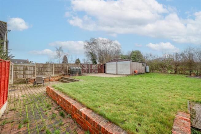Rear Garden/Double Garage