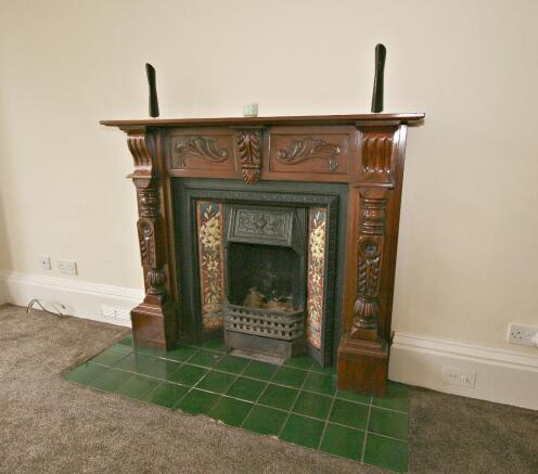 Lounge fireplace