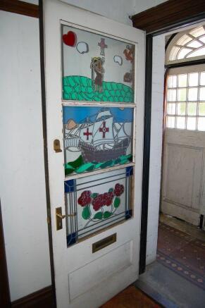 STAINED GLASS DOOR